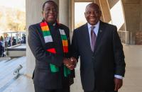 ‘We are one people’: Ramaphosa tells ‘brother’ Mnangagwa to reaffirm Zimbabwe ties