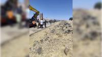 CItizens in Mazıdağı block construction machinery brought in for solar power plant