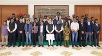 PM Modi meets 20 space start-up CEOs, pitches India as global space hub