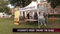 Students drive ‘drunk’ on the Quad during TUPD’s ‘Don’t Drink and Drive’ initiative