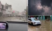 Tornados, flash floods and 95mph winds spark chaos in top tourist destinations in Spain, Italy and France as wild storms lash Europe