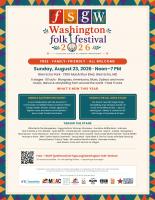 Washington Folk Festival Returns to Glen Echo Park This Sunday, Free and All Day