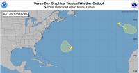 Hurricane forecasters tracking two Atlantic disturbances, including one headed to Portugal