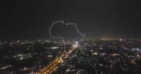 Drones light up night sky with story of China-Tanzania friendship