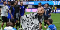 FIFA punish Argentina after Falklands banner during World Cup clash vs England