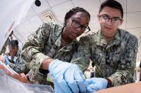 Training to Keep the Warfighter in the Fight:  NMRTC Cherry Point Nurses, Corpsmen, Conduct Skills Fair