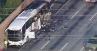Deadly bus crash on the eastbound 60 Freeway in the City of Industry closes several lanes