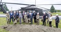 Officials break ground on new 126th Army Aviation headquarters