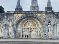 Bishop: Rupnik mosaics at Lourdes to be covered before pope’s visit and remain masked indefinitely