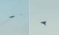 Ukrainian fighter jet Top Gun downs Russian suicide drone using brilliant aerial manoeuvre