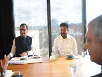 UK: Telangana CM Revanth Reddy arrives at Oxford University, meets delegation at Blavatnik School