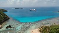 Cruise Ship Departs on 77-Day Cruise to Bora Bora and the South Pacific