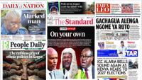 Kenyan newspapers review: Gachagua, Kalonzo to strike power deal ahead of 2027 polls