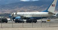 U.S. government plane lands at Reno-Tahoe International Airport