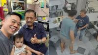 Singapore: Customer Brings His Daughter to Hawker Injured in Shocking Shoving Incident (WATCH)