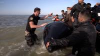 Migrants Attack French Police During English Channel Crossing Attempt