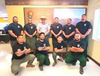 National Park of American Samoa wild-land fire crew deploys to U.S. Mainland