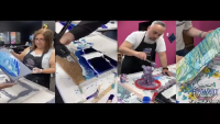 Create unique masterpieces at Hawaii Fluid Art in Pembroke Pines