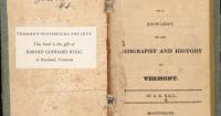 Glimpses of Vermont's Past: Edward Conant
