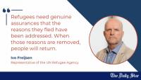 ‘Staying the course is not an option in resolving the Rohingya crisis’