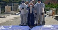 Ceuta authorities bury migrants who died in border rush from Morocco
