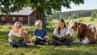 In Finland, children read to dogs and cows. The science behind it is fascinating