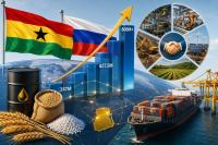 World1 hour ago Russia, Ghana Economic Relations Enter New Phase By Kestér Kenn Klomegâh Russia’s economic influence and investment collaboration with Ghana have entered a new phase, as Foreign Minister...