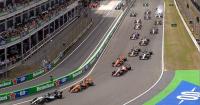 Dutch Grand Prix Sprint: George Russell wins Zandvoort procession as rain arrives late