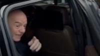 Gianni Infantino clashes with reporter with bald jibe as FIFA boss told to stay away