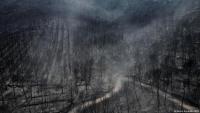 Spain battles forest fire a short drive from flash flood