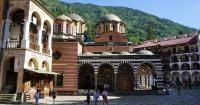 Inside the stunning Rila Monastery in Bulgaria