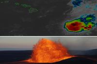 Hawaii Bracing for New Tropical Storm & Volcanic Eruption