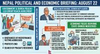 Nepal Political and Economic Briefing (August 22)