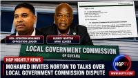 Mohamed Invites Norton To Talks Over Local Government Commission Dispute