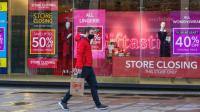 UK retail sales drop, budget deficit widens