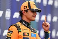 F1 Dutch GP: Lando Norris pips George Russell to dominant pole as rain threat looms