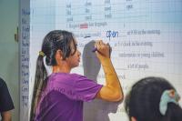 Changing verb tenses — and lives