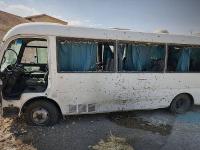 Blast targets security forces' bus near Damascus