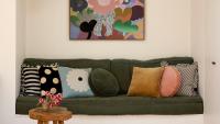 Most people start with the paint, then add furniture. There’s a case for doing the opposite