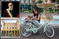 Italian mayor bans bikes in picturesque town after being hit by one while leaving work
