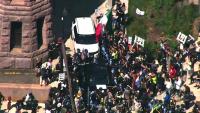 Jake Lang rally in Minneapolis draws some clashes with counter-protesters