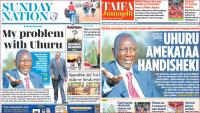 Kenyan newspapers, August 23: William Ruto reveals Uhuru Kenyatta rebuffed efforts for "handshake"