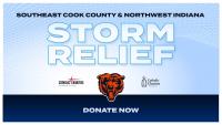 Chicago Bears support recent storm recovery and encourage community to join relief efforts