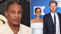Don Lemon urges Prince Harry and Meghan Markle to 'make up' their minds as he mocks UK return