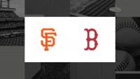 How to watch Giants vs. Red Sox: TV channel and streaming options for August 22