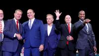 Michigan Republicans seek unity at convention, with little Trump talk