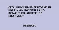 Czech Rock Band Performs in Ukrainian Hospitals and Donates Rehabilitation Equipment