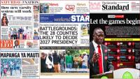Kenyan newspapers, August 22: Sifuna's team races against time to register political party