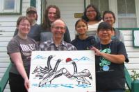 Lake Babine Nation welcomes home paintings by Robert Abraham Jr.
