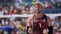 Canadian duo upsets world No. 1 Swedes at Montreal beach volley stop